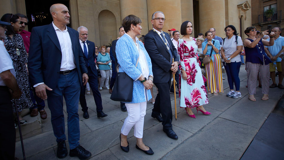 El alcalde de Pamplona en la procesión del Corpus