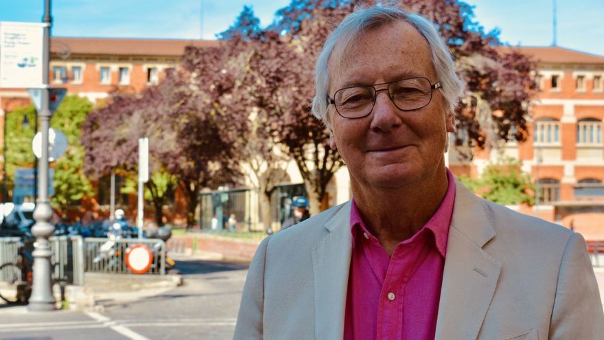 Sean Ryan, en Pamplona, este martes