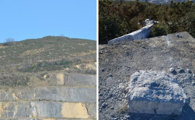 El monte Buruntza, sin la cruz que habitualmente se veía desde Andoain.