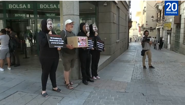 Protesta de familiares de víctimas de IM Academy