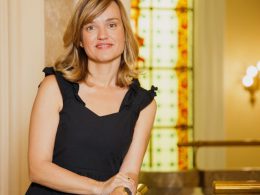 Pilar Alegría, en la sede del Ministerio de Educación. Patricia J. Garcinuño