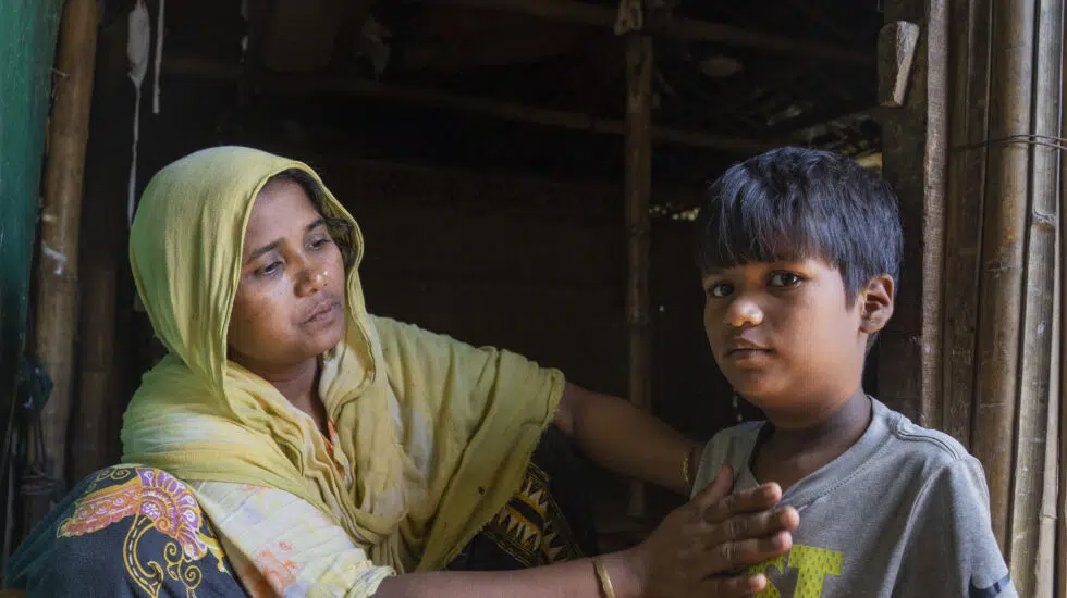 Tayeba Begum huyó de Myanmar con su familia en 2017 Saikat Mojumder/MSF