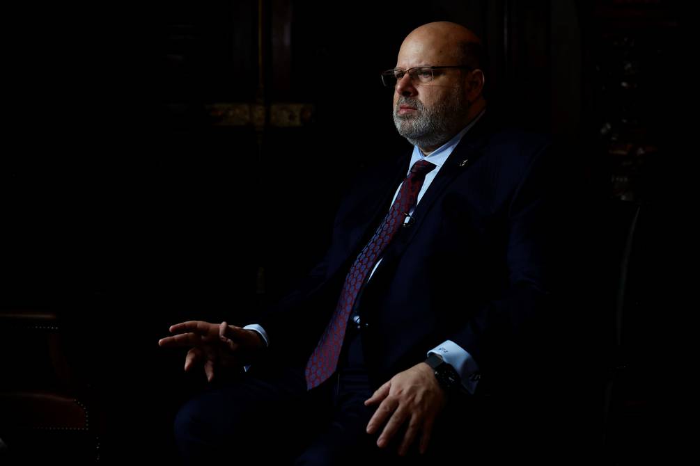 El presidente de la Sociedad Interamericana de Prensa (SIP), el hondureño Jorge Canahuati. Foto: Chema Moya