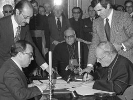 Firma acuerdos del Estado español-Santa Sede 1979