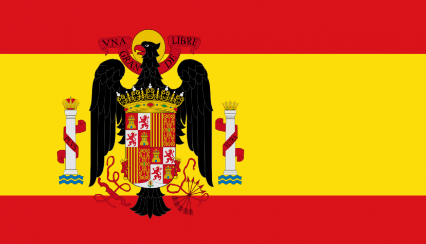Bandera oficial del franquismo