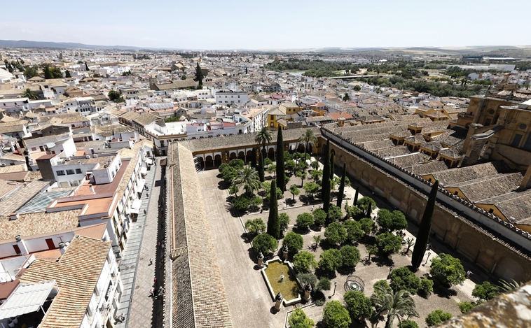 Vista aérea del Patio de los Naranjos