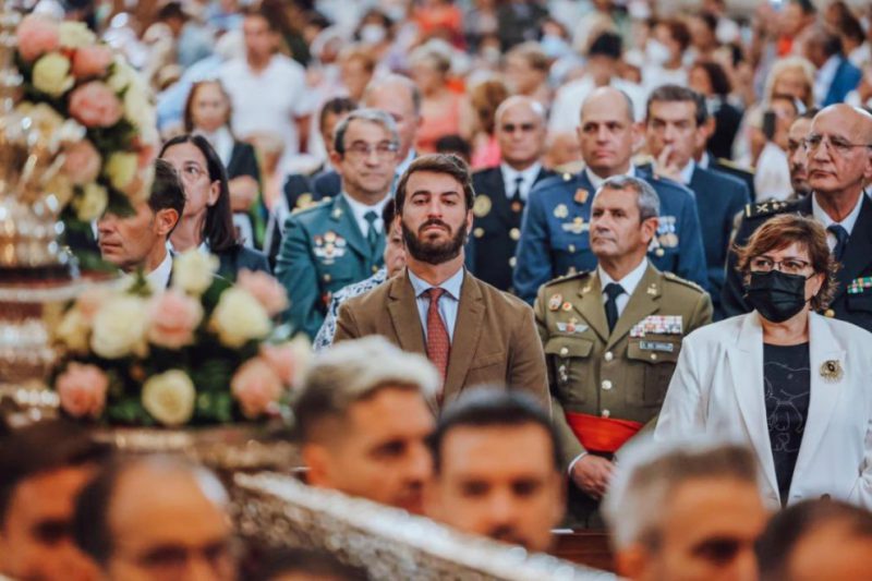 Juan García-Gallardo, en el día de la Virgen de San Lorenzo, en Valladolid. — TWITTER