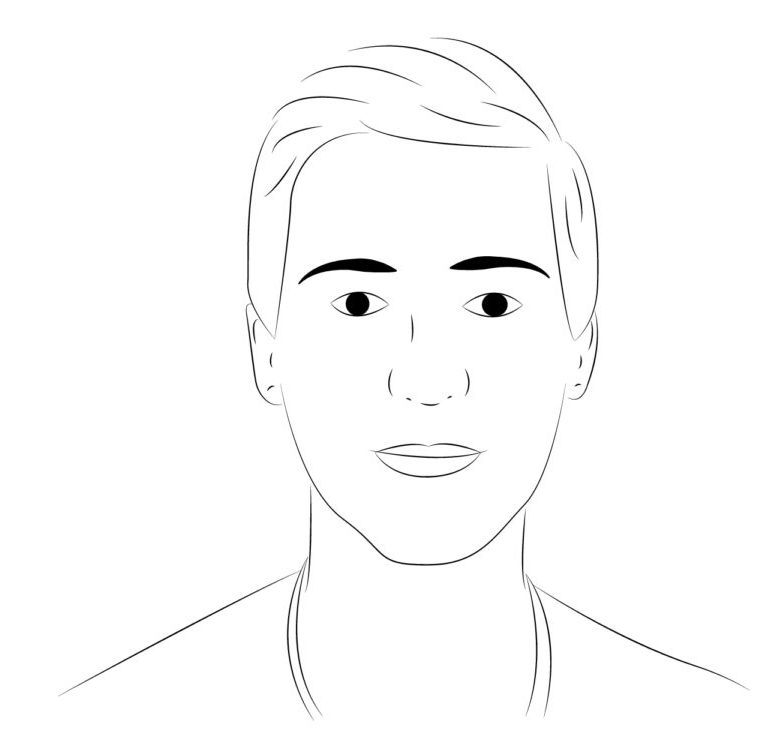 Caricatura de Roberto Cambronero Gómez