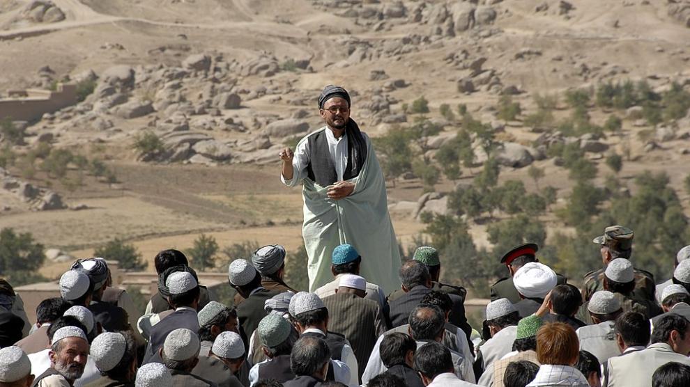 Una reunión de hazaras en el último día del Ramadán en Daykundi (Afganistán).WIKIPEDIA/ISAF