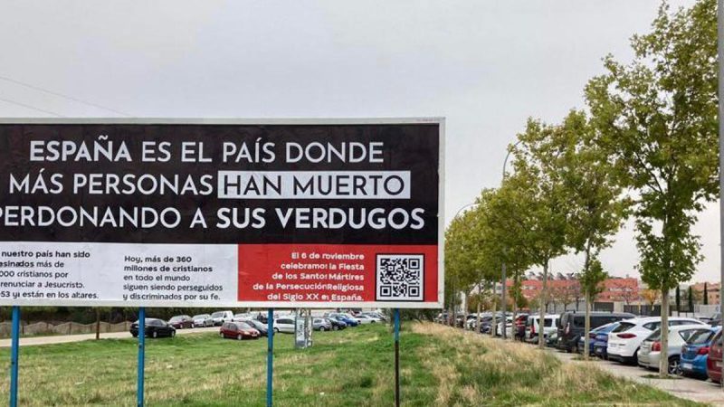 Uno de los carteles de la campaña de la ACdP.