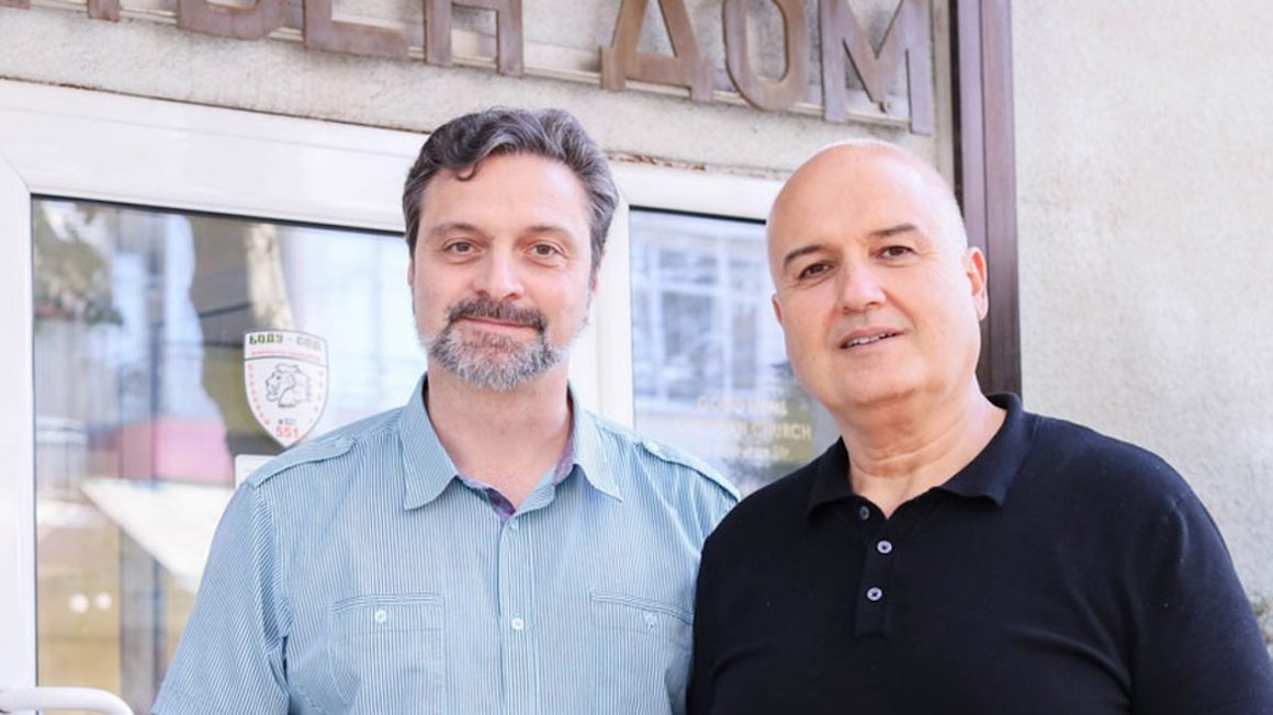 Los pastores evangélicos Zhivko Tonchev y Radoslav Kyriakov. / ADF International.