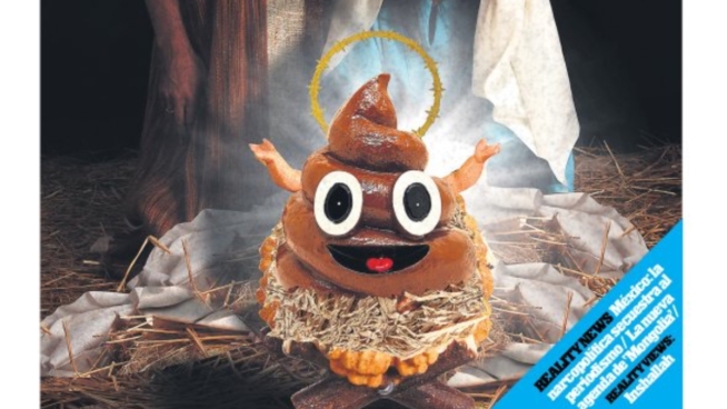 Ilustración de un excremento en la revista 'Mongolia'.