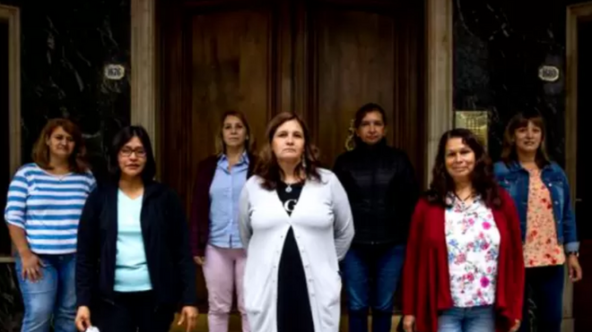 algunas de las mujeres argentinas ex-miembros del Opus Dei denunciantes de la esclavitud a la que les sometió la secta católica