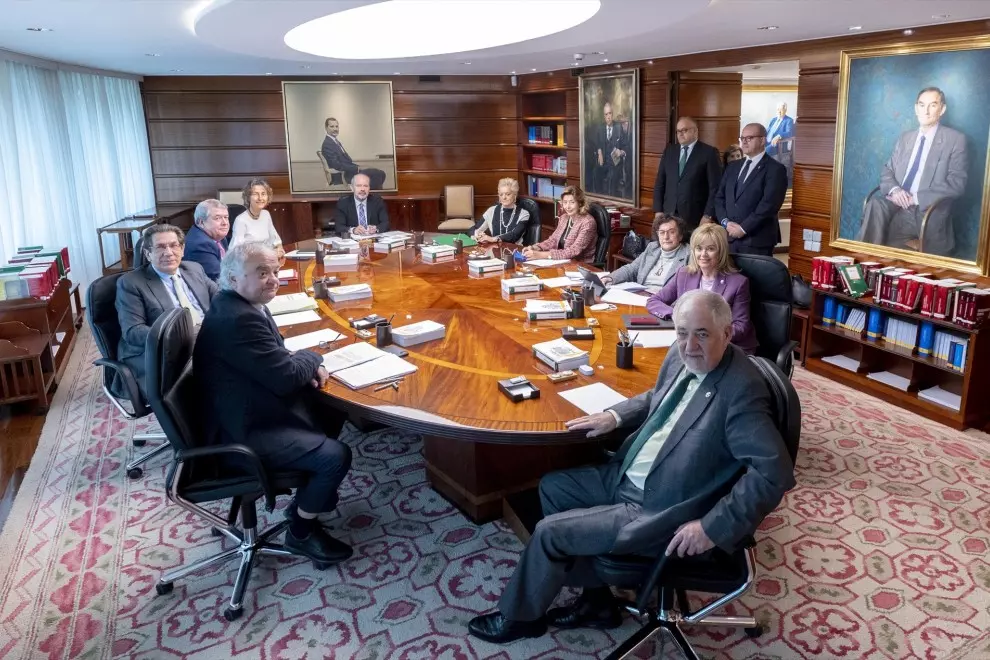 Imagen del primer Pleno jurisdiccional del Tribunal Constitucional, a 24 de enero de 2023. — Foto: Alberto Ortega / EUROPA PRESS