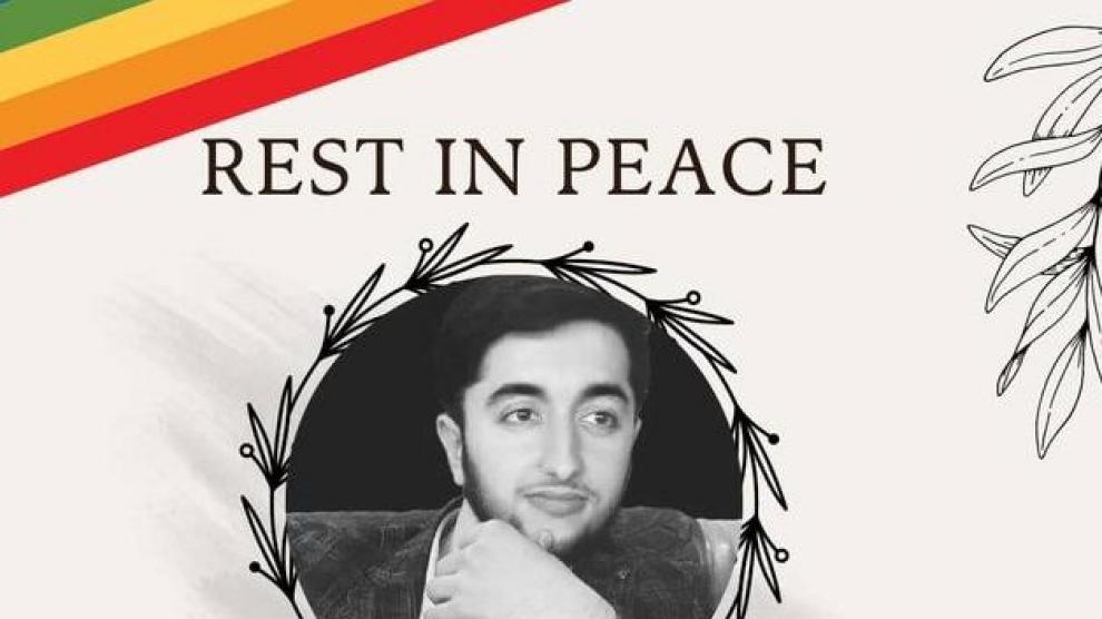 Hamed Sabouri, estudiante de Medicina homosexual torturado y asesinado por los talibanes.@BeheshtLGBT