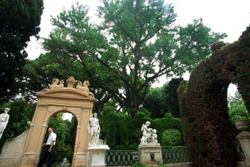 Los Jardines de Monforte en Valencia, en cuyo palacete se celebran bodas civiles y también acogerán las ceremonias laicas de bienvenida a los recién nacidos. Foto: Mònica Torres