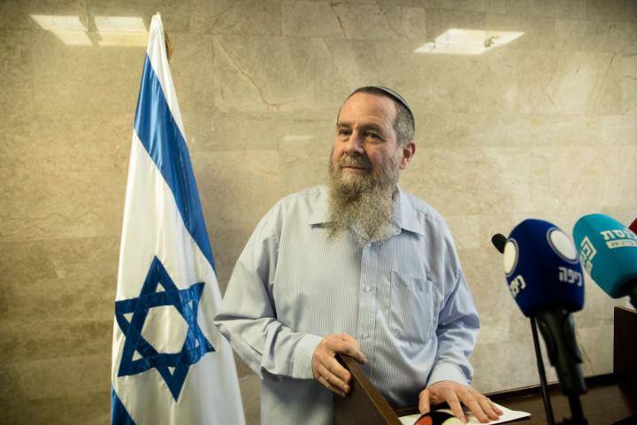 El ex viceministro de Educación israelí, Avi Maoz, del partido ultraortodoxo Noam.Amir Levy