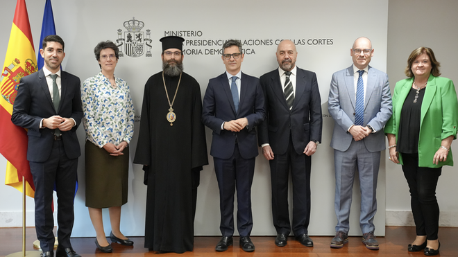 Bolaños, con los representantes del resto de confesiones Ministerio de la Presidencia