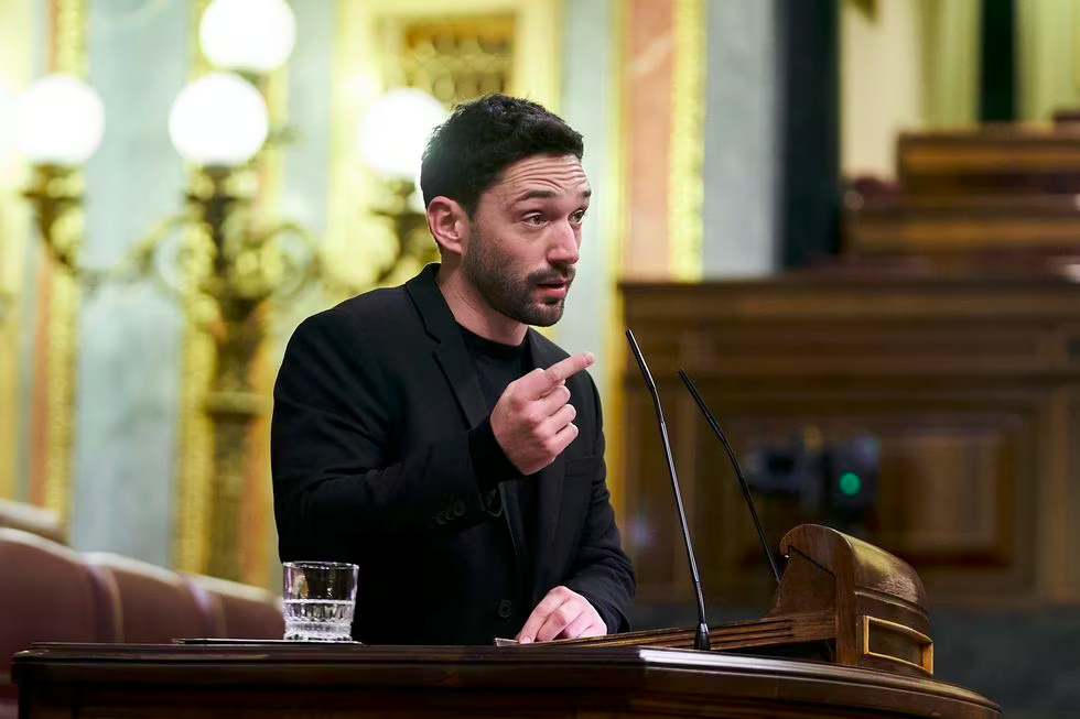 Sergi Miquel, diputado del PdeCat e impulsor de la reforma de la ley de mecenazgo, el 21 de diciembre de 2021 durante un debate en el Congreso.Europa Press News (Europa Press via Getty Images)