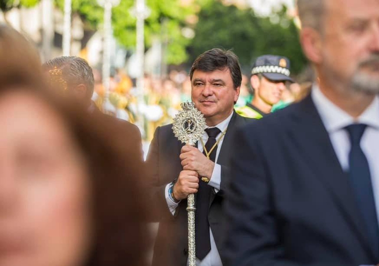 Gabriel Cruz, esta pasada Semana Santa ayuntamiento de huelva