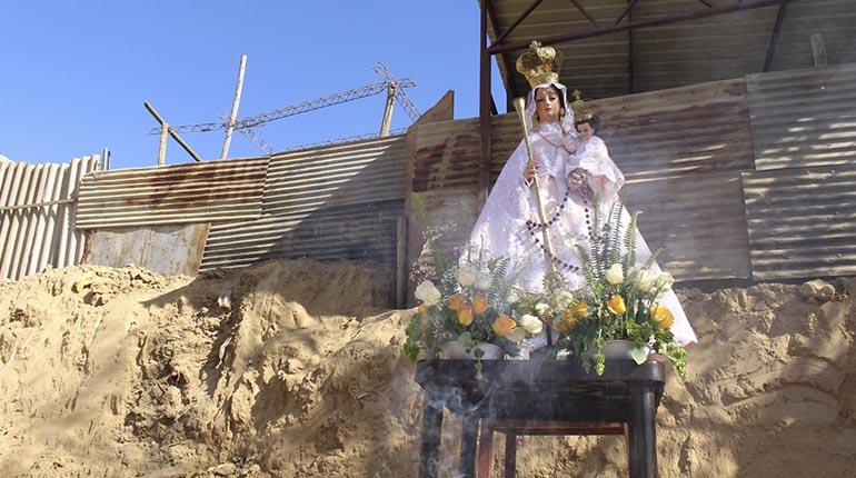 Inicio de las obras civiles del Centro Cultural Religioso Virgen de Amparo. | Alcaldía de Sacaba