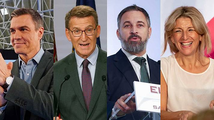 contendientes electorales para el 23J