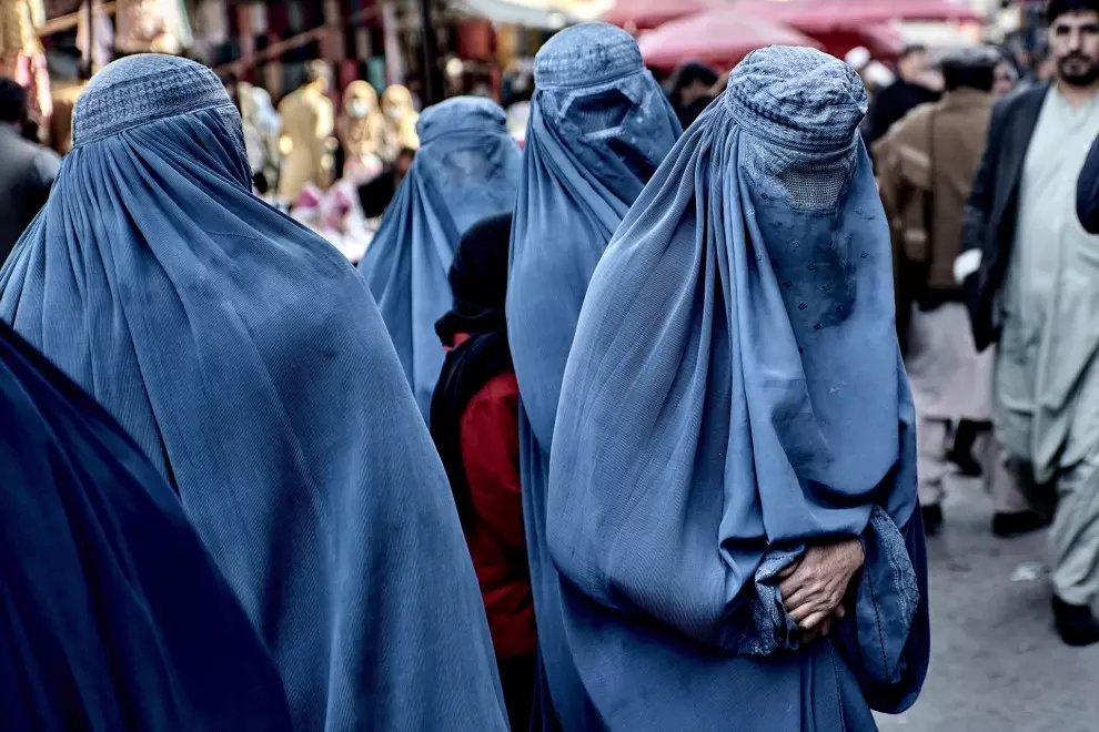Foto de archivo, mujeres en Afganistán. — Europa Press