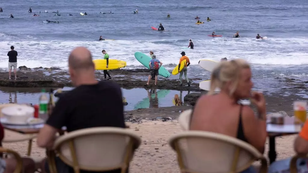 Turistas en Canarias, en una imagen de archivo