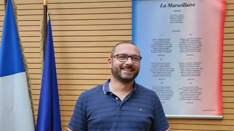 Benoît Mergola, ingeniero en ciencias humanas aplicadas y formador del programa 'Laicidad y Valores Republicanos". © Cortesía Benoît Mergola