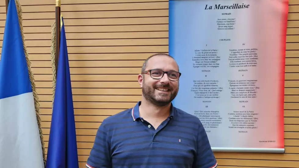 Benoît Mergola, ingeniero en ciencias humanas aplicadas y formador del programa 'Laicidad y Valores Republicanos". © Cortesía Benoît Mergola