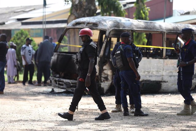 Archivo - Imagen de archivo de la Policía nigeriana - SADIQ ADELAKUN / XINHUA NEWS / CONTACTOPHOTO
