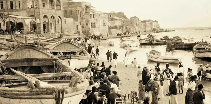 Jaffa, hoy dentro del distrito de Tel Aviv, en 1920. Palestineremembered.com