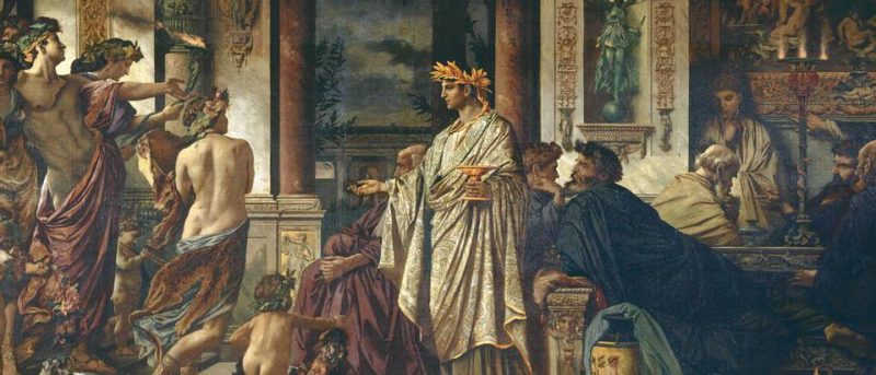 El Banquete (1873), de Anselm Feuerbach