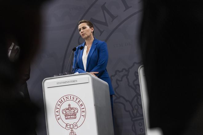 Mette Frederiksen press conference / EFE / Olafur Steinar Rye Gestsson (Efe)