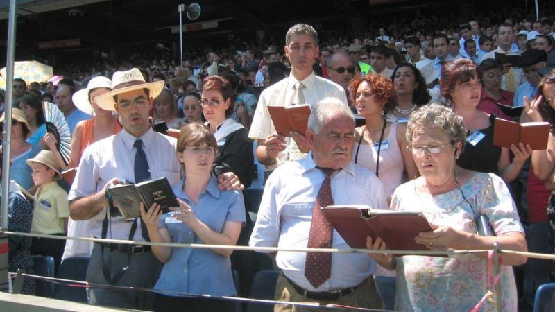 Acto de los testigos de Jehová en Barcelona. Francesc Casals