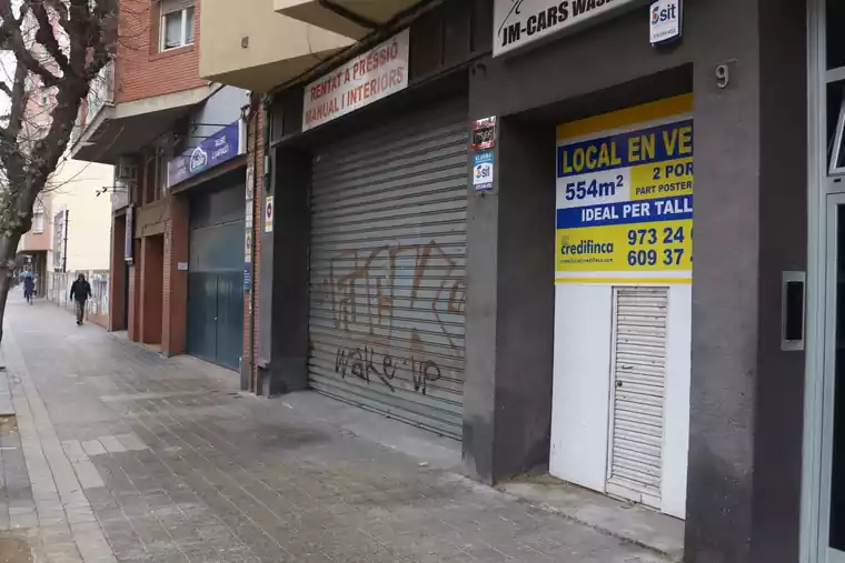 Local situado en l'avinguda d'Alacant de Lérida. | Camara ACN