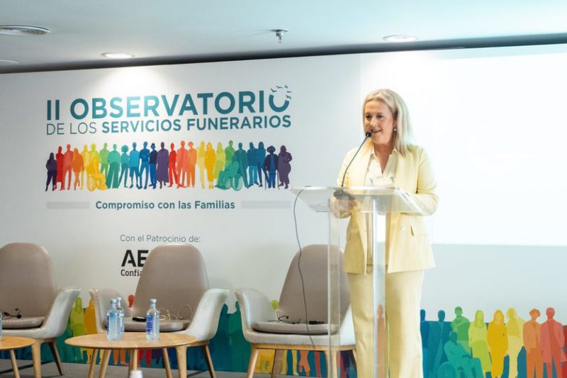 María Dolores Asensi, presidenta del Observatorio de Servicios Funerarios.