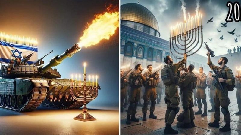 Imágenes que circulan por las redes sociales israelíes. Redes sociales