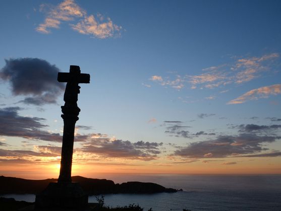 Cruceiro de San Antonio Corbeiro, en Cedeira. (EFE/Kiko Delgado)