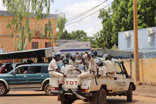 Archivo - Imagen de archivo de un grupo de policías en Níger (archivo) - Djibo Issifou/Dpa - Archivo