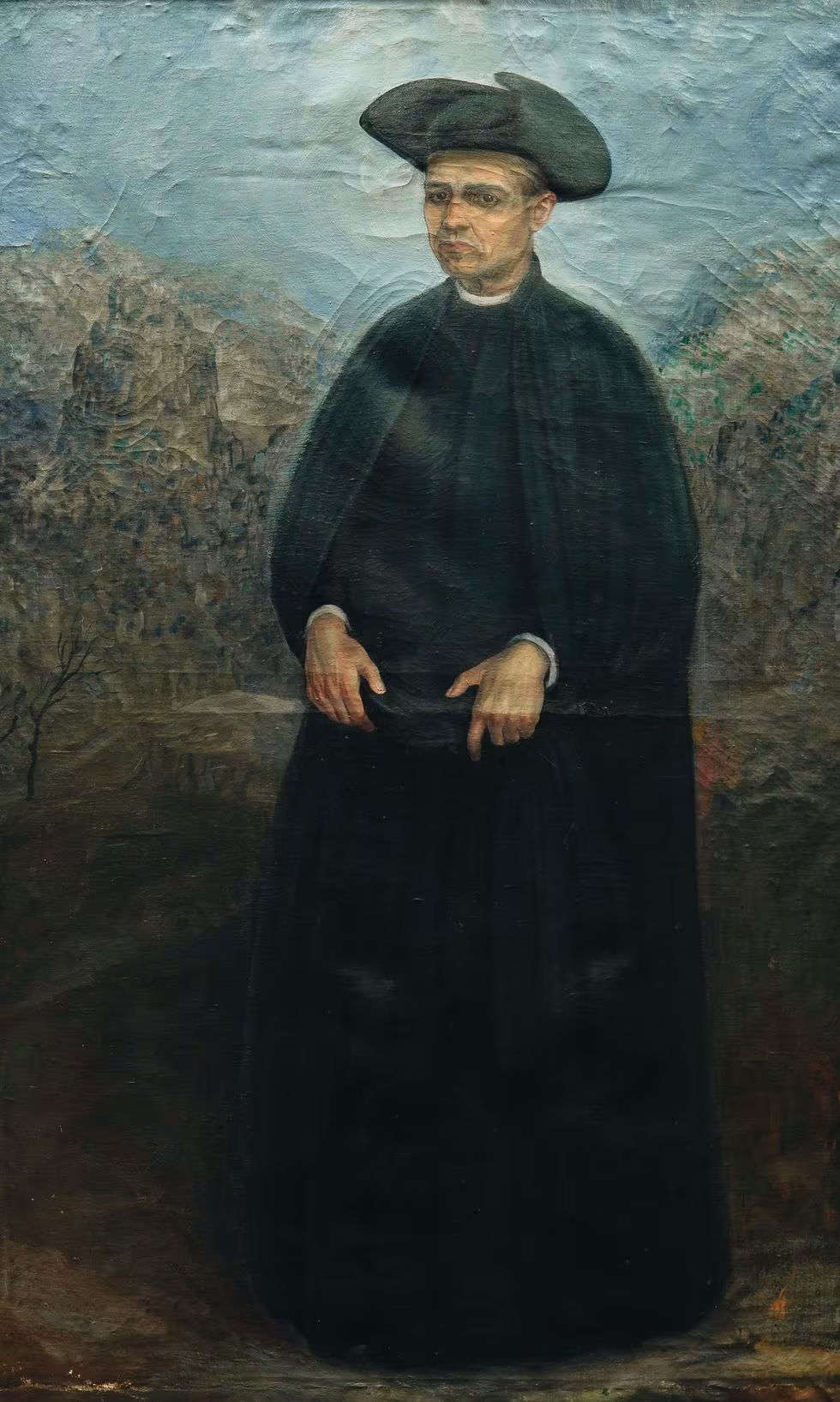 Retrato de Antonio José Ruiz de Padrón en el Cabildo de La Gomera, obra del pintor canario José Aguiar. FRAN VILLALBA