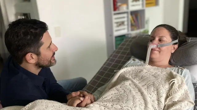 Paola Roldán, junto a su marido Nicolás.INSTAGRAM