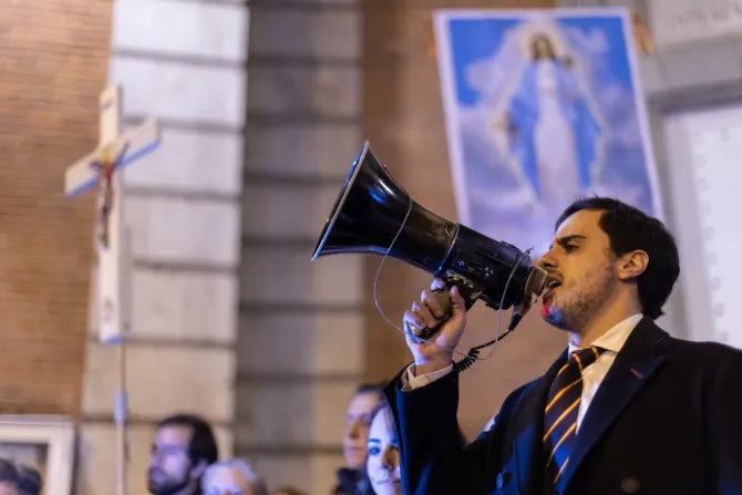José Andrés Calderón, uno de los impulsores del rezo público del Rosario por España. | Crédito: ACI Prensa.