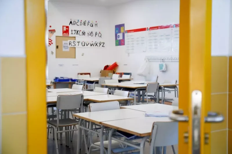 Foto de archivo de un aula vacía. — Óscar J. Barroso / EUROPA PRESS