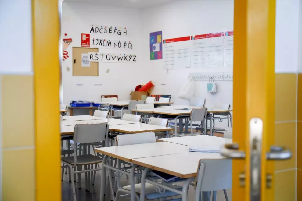 Foto de archivo de un aula vacía. — Óscar J. Barroso / EUROPA PRESS
