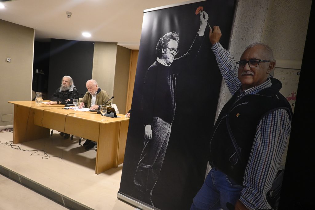 Luis Fernández, José Antonio Martín Pallín y José Luis Iglesias. Foto: David Aguilar Sánchez