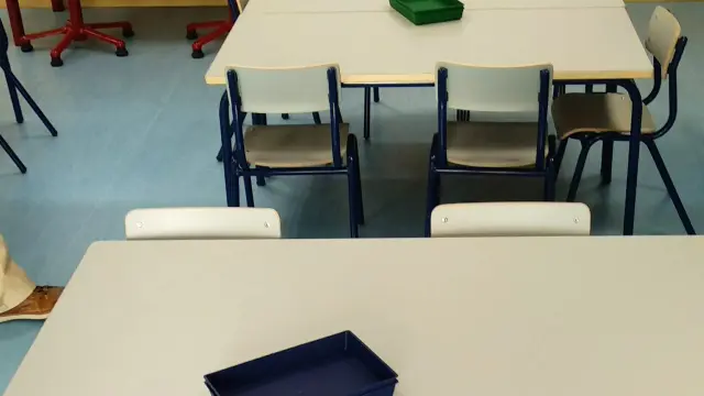 Un aula de un colegio en una foto de archivo.EUROPA PRESS