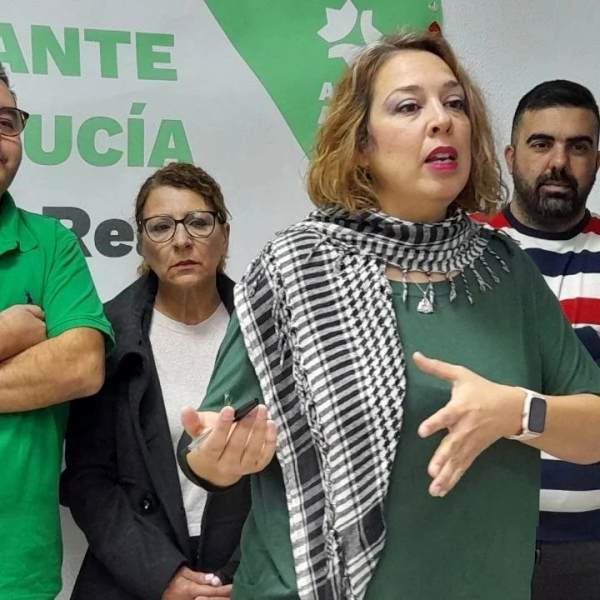 Rocío Castaño, portavoz de la Asamblea de Adelante Andalucía Puerto Real