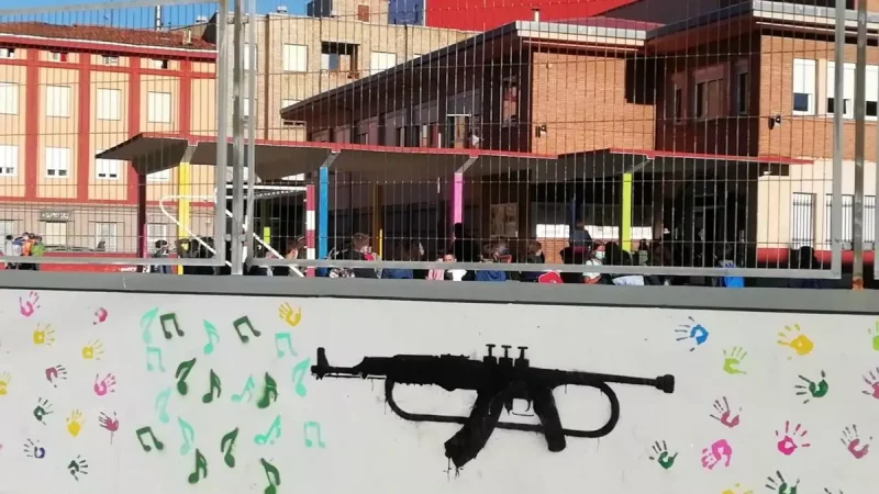 Imagen del colegio público San Claudio, en León