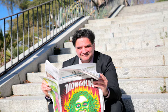 El periodista Pere Rusiñol. ELENA ALCALDE
